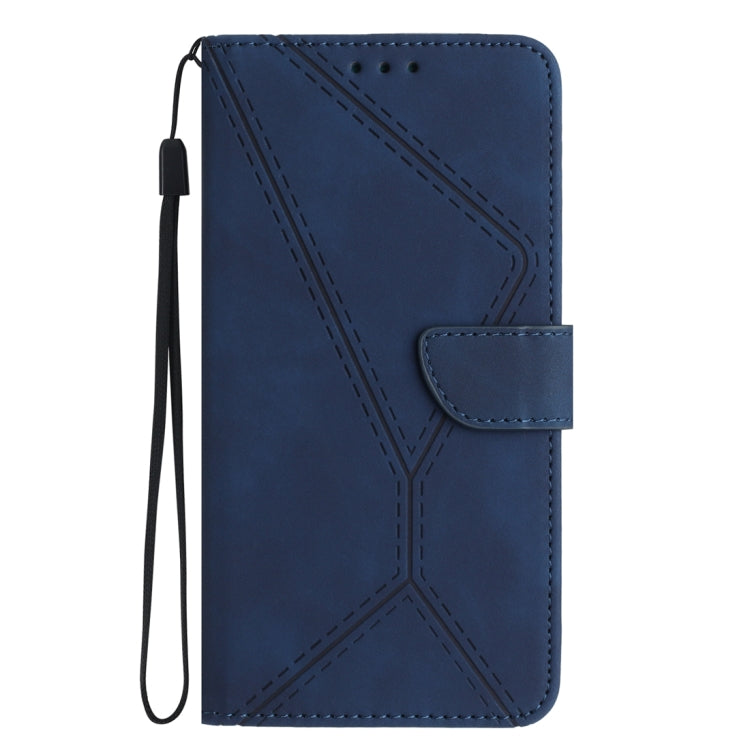 For Honor 90 Lite Stitching Embossed Leather Phone Case(Blue) - Honor Cases by PMC TechLife | Online Shopping South Africa | PMC TechLife