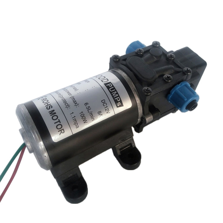 3215-YB DC12V 100W Smart Double Thread Reverse Pump Diaphragm 8L Atomizing Spray Water Pump for Car Washing / Irrigation - Car washing supplies by PMC Jewellery | Online Shopping South Africa | PMC Jewellery | Buy Now Pay Later Mobicred