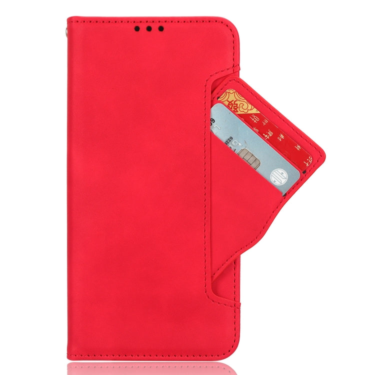 For Ulefone Note 16 Pro Skin Feel Calf Texture Card Slots Leather Phone Case(Red) - Ulefone Cases by PMC Jewellery | Online Shopping South Africa | PMC Jewellery | Buy Now Pay Later Mobicred