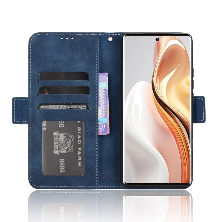 For Ulefone Note 17 Pro Skin Feel Calf Texture Card Slots Leather Phone Case(Blue) - Ulefone Cases by PMC Jewellery | Online Shopping South Africa | PMC Jewellery | Buy Now Pay Later Mobicred
