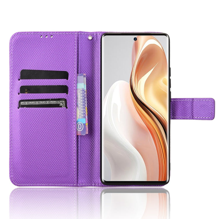 For Ulefone Note 17 Pro Diamond Texture Leather Phone Case(Purple) - Ulefone Cases by PMC Jewellery | Online Shopping South Africa | PMC Jewellery | Buy Now Pay Later Mobicred