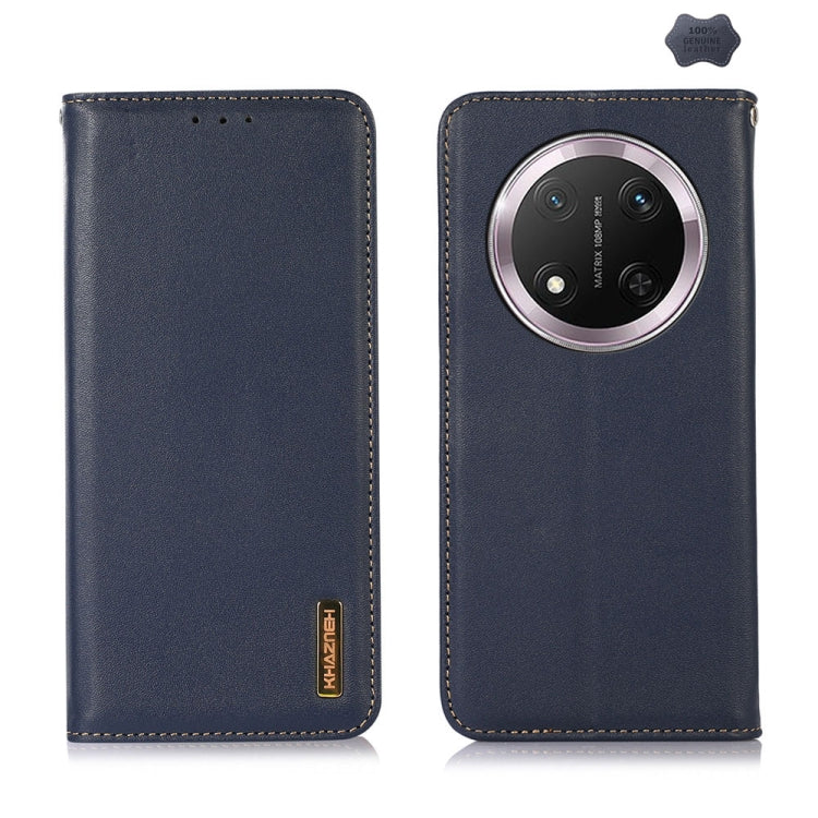 For Honor X9c 5G Global KHAZNEH Nappa Top Layer Cowhide Leather Phone Case(Blue) - Honor Cases by PMC TechLife | Online Shopping South Africa | PMC TechLife | Buy Now Pay Later Mobicred