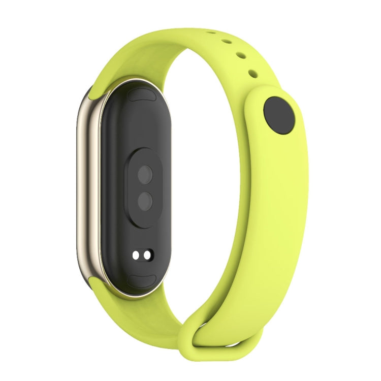 For Xiaomi Smart Band 10 / 9 / 8 Mijobs Solid Color Silicone Watch Band(Grass Green) - free shipping - PMC TechLife - Order now!
