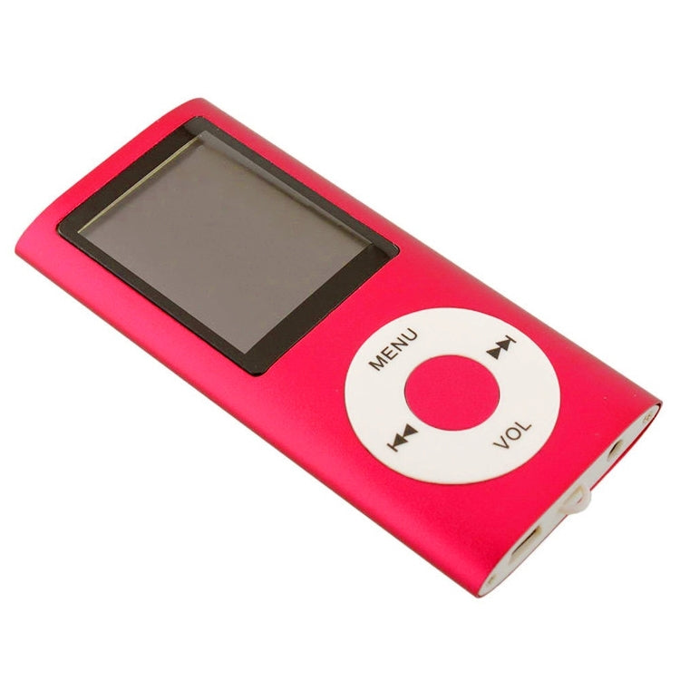 1.8 inch TFT Screen Metal MP4 Player With 8G TF Card+Earphone+Cable(Red) - free shipping - PMC Jewellery - Order now!