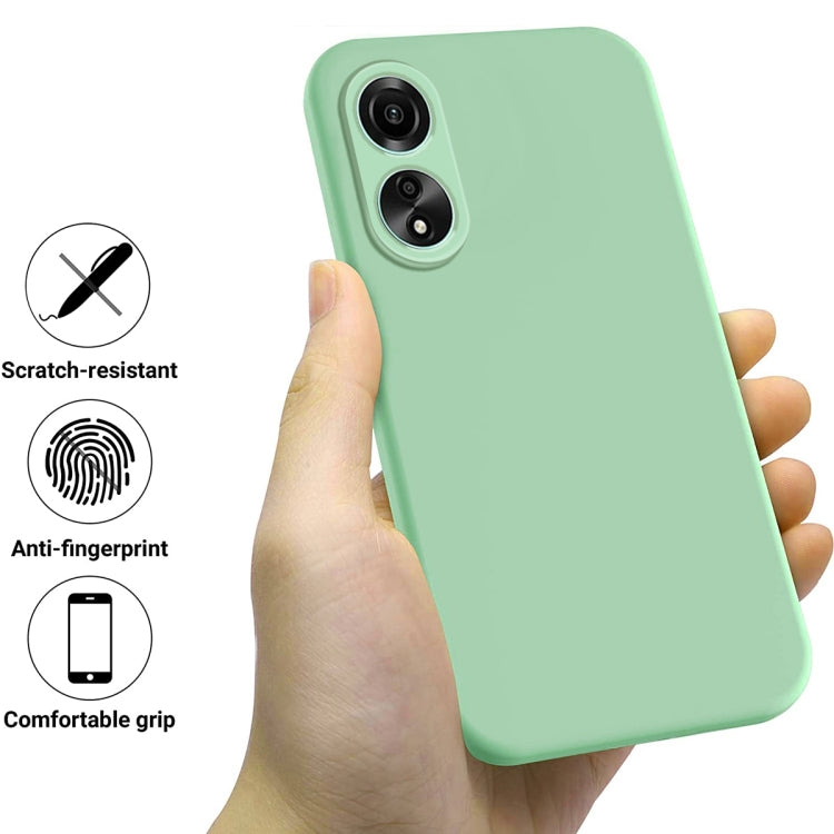 For Honor X5 Plus Solid Color Liquid Silicone Dropproof Full Coverage Phone Case(Green) - Honor Cases by PMC TechLife | Online Shopping South Africa | PMC TechLife | Buy Now Pay Later Mobicred