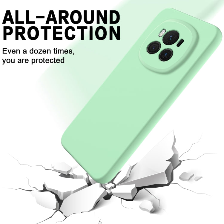 For Honor Magic6 Solid Color Liquid Silicone Dropproof Full Coverage Phone Case(Green) - free shipping - PMC TechLife - Order now!