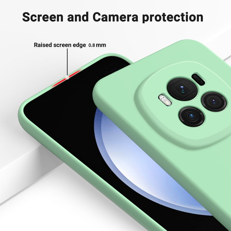 For Honor Magic6 Solid Color Liquid Silicone Dropproof Full Coverage Phone Case(Green) - free shipping - PMC TechLife - Order now!