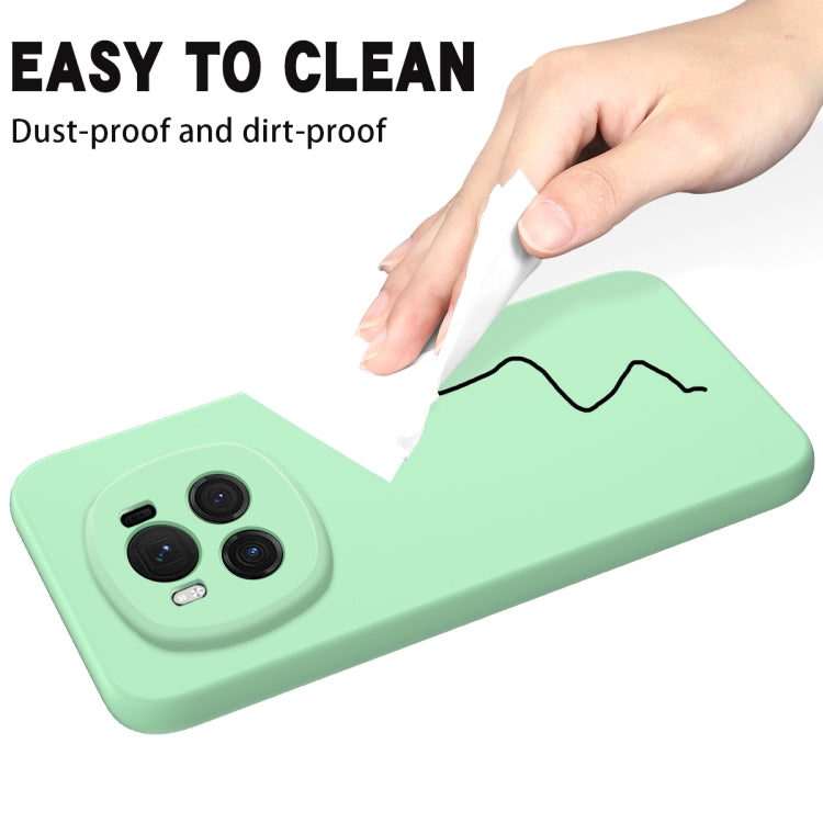 For Honor Magic6 Solid Color Liquid Silicone Dropproof Full Coverage Phone Case(Green) - free shipping - PMC TechLife - Order now!