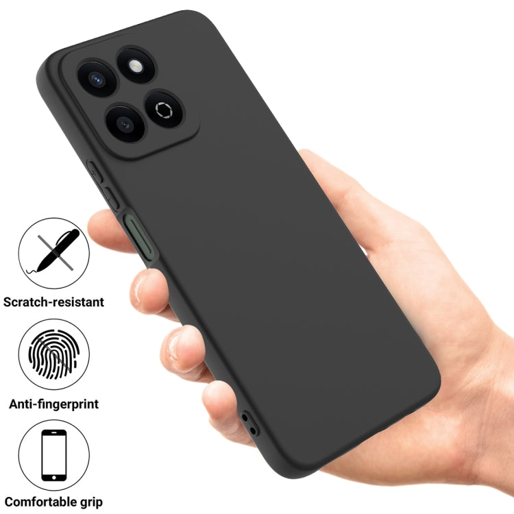 For Honor X7c / Play 200 Plus Solid Color Liquid Silicone Dropproof Full Coverage Phone Case(Black) - free shipping - PMC TechLife - Order now!