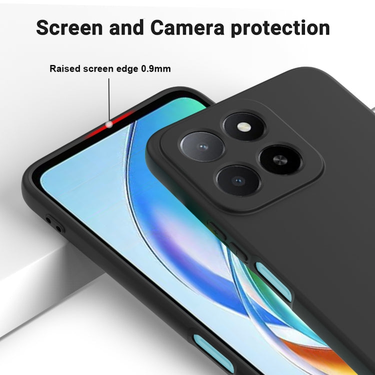For Honor X5b / X5b Plus Solid Color Liquid Silicone Dropproof Full Coverage Phone Case(Black) - free shipping - PMC TechLife - Order now!