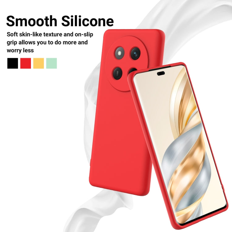 For Honor X60 Pro Solid Color Liquid Silicone Dropproof Full Coverage Phone Case(Red) - free shipping - PMC TechLife - Order now!