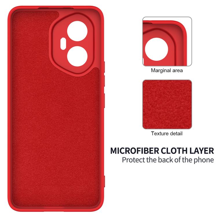 For Honor 300 Solid Color Liquid Silicone Dropproof Full Coverage Phone Case(Red) - free shipping - PMC TechLife - Order now!