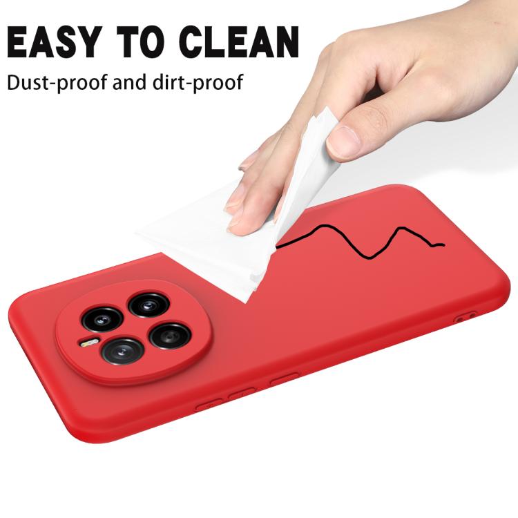 For Honor Magic7 Solid Color Liquid Silicone Dropproof Full Coverage Phone Case(Red) - free shipping - PMC TechLife - Order now!