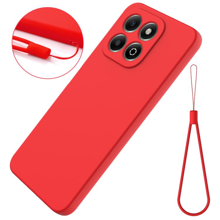 For Honor X6c 4G Solid Color Liquid Silicone Dropproof Full Coverage Phone Case(Red) - free shipping - PMC TechLife - Order now!