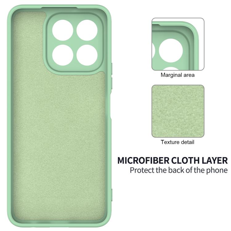 For Honor X6c 4G Solid Color Liquid Silicone Dropproof Full Coverage Phone Case(Green) - free shipping - PMC TechLife - Order now!
