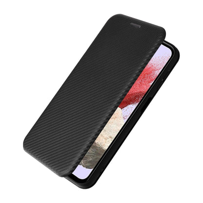 For Samsung Galaxy M34 5G Carbon Fiber Texture Flip Leather Phone Case(Black) - Galaxy S23 FE 5G Cases by PMC Jewellery | Online Shopping South Africa | PMC Jewellery