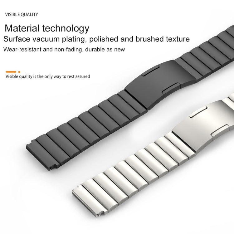 22mm Bamboo Joint Titanium Metal Watch Band(Titanium Gray) - Watch Bands by PMC TechLife | Online Shopping South Africa | PMC TechLife