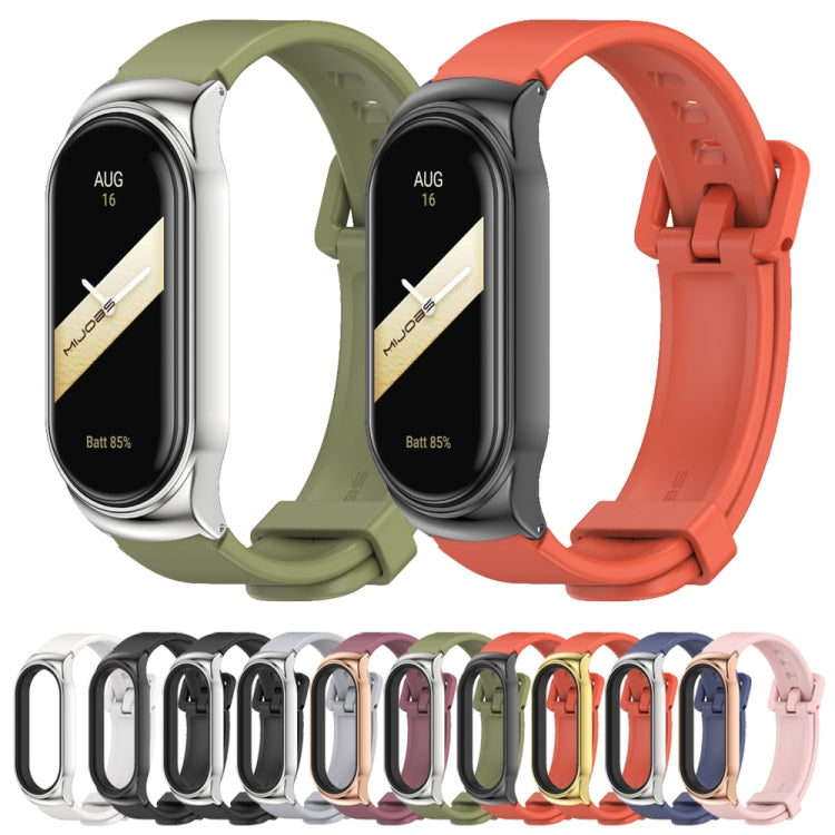 For Xiaomi Mi Band 8 Mijobs CS Case Silicone Watch Band(Black) - free shipping - PMc TechLife - Order now!