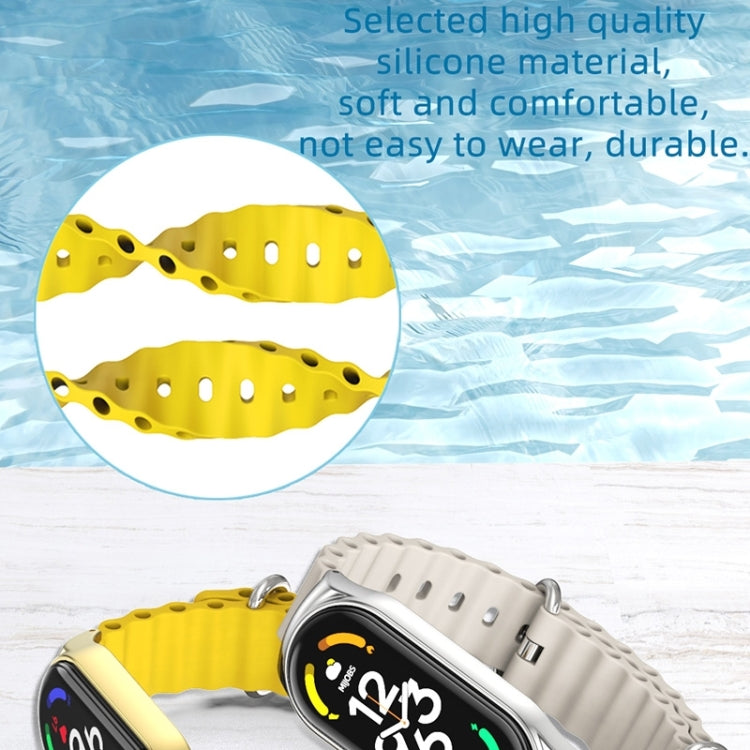 For Xiaomi Mi Band 8 Mijobs CS Case Marine Silicone Breathable Watch Band(Black) - free shipping - PMc TechLife - Order now!