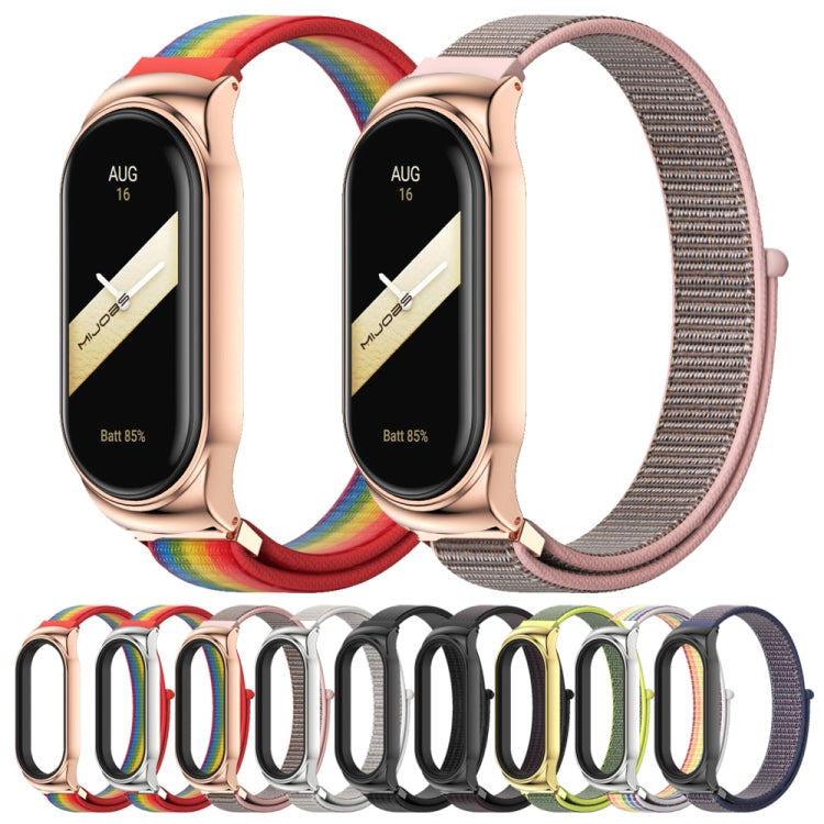 For Xiaomi Mi Band 8 Mijobs CS Case Breathable Nylon Loop Watch Band(Black) - free shipping - PMc TechLife - Order now!