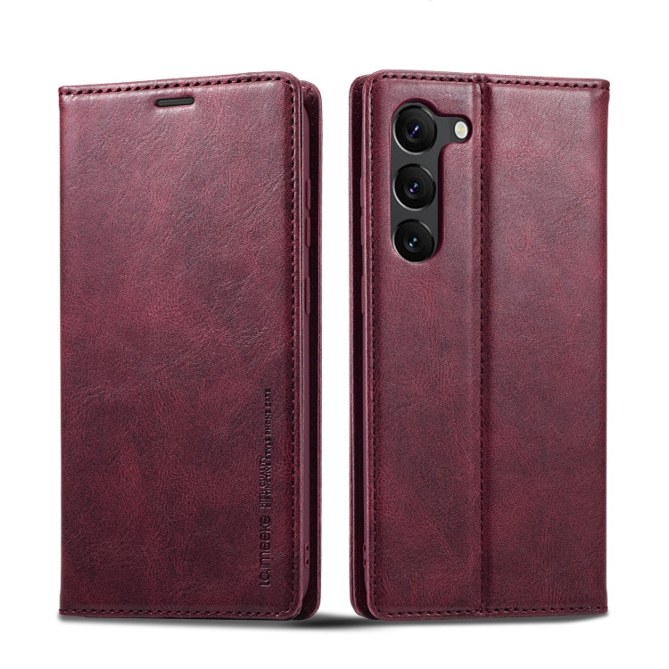 For Samsung Galaxy S24 LC.IMEEKE RFID Anti-theft Leather Phone Case(Red) - free shipping - PMC Jewellery - Order now!