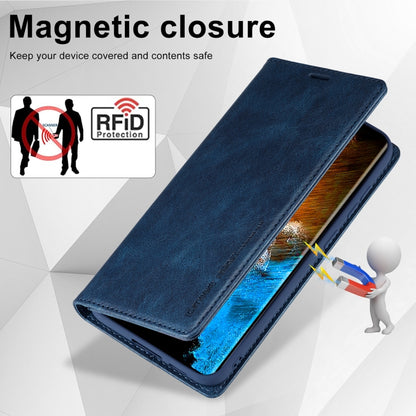 For Samsung Galaxy S24+ LC.IMEEKE RFID Anti-theft Leather Phone Case(Blue) - Galaxy S24+ 5G Cases by LC.IMEEKE | Online Shopping South Africa | PMC Jewellery | Buy Now Pay Later Mobicred