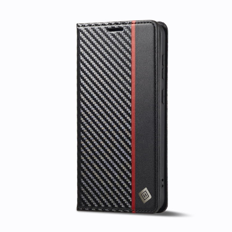 For Samsung Galaxy S24 5G LC.IMEEKE Carbon Fiber Leather Phone Case(Vertical Black) - free shipping - PMC Jewellery - Order now!