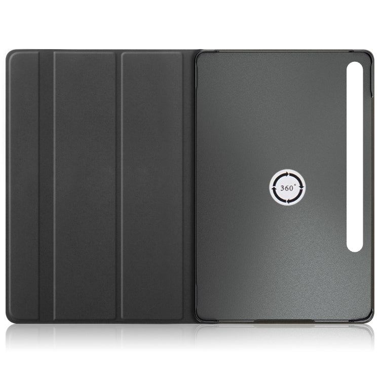 For Samsung Galaxy Tab S9 360 Rotation Stand Painted Smart Leather Tablet Case(Graffiti) - free shipping - PMC Jewellery - Order now!