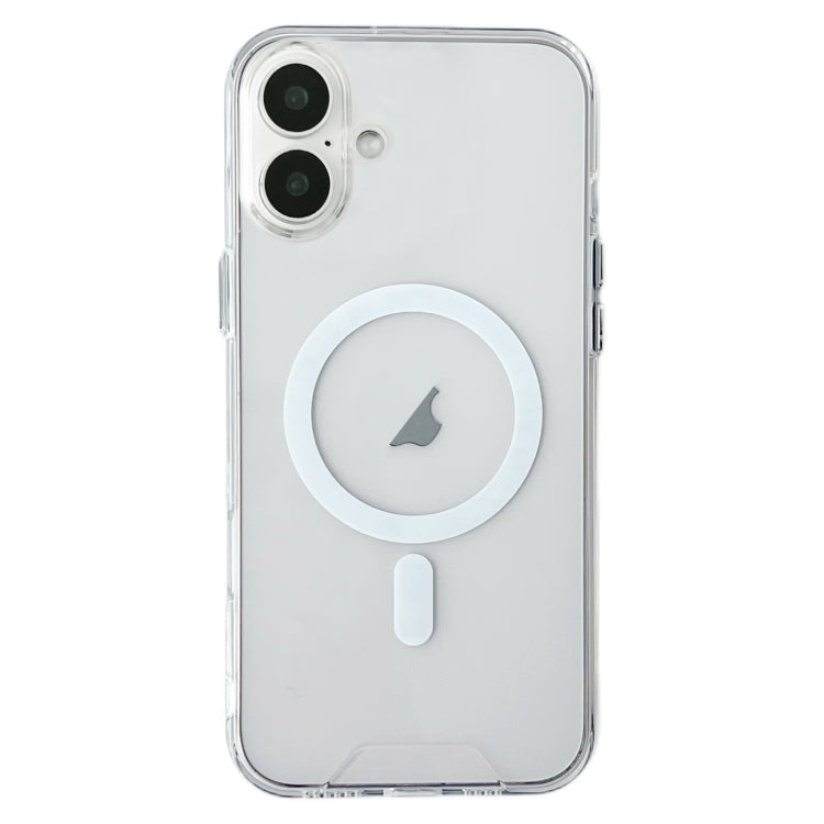 For iPhone 16 Plus Space MagSafe Acrylic Hybrid TPU Phone Case(Transparent) - iPhone 16 Plus Cases by PMC TechLife | Online Shopping South Africa | PMC TechLife | Buy Now Pay Later Mobicred