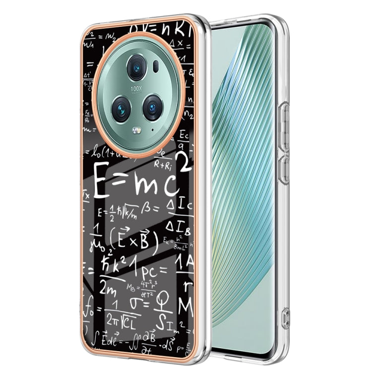 For Honor Magic 5 Pro Electroplating Marble Dual-side IMD Phone Case(Equation) - Honor Cases by PMC TechLife | Online Shopping South Africa | PMC TechLife | Buy Now Pay Later Mobicred