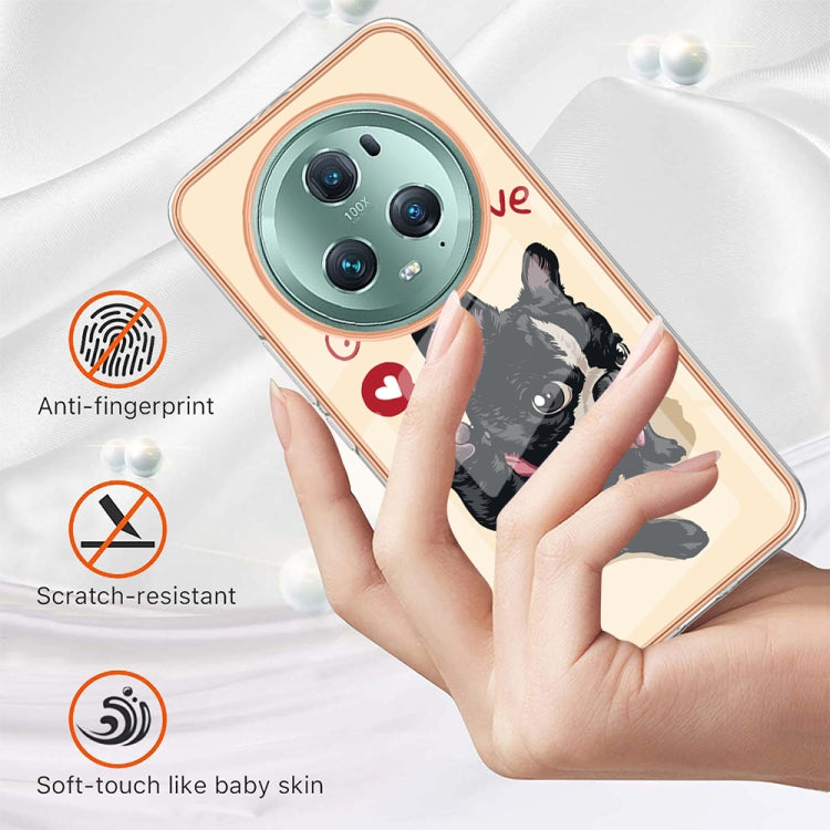 For Honor Magic 5 Pro Electroplating Marble Dual-side IMD Phone Case(Lucky Dog) - Honor Cases by PMC TechLife | Online Shopping South Africa | PMC TechLife | Buy Now Pay Later Mobicred
