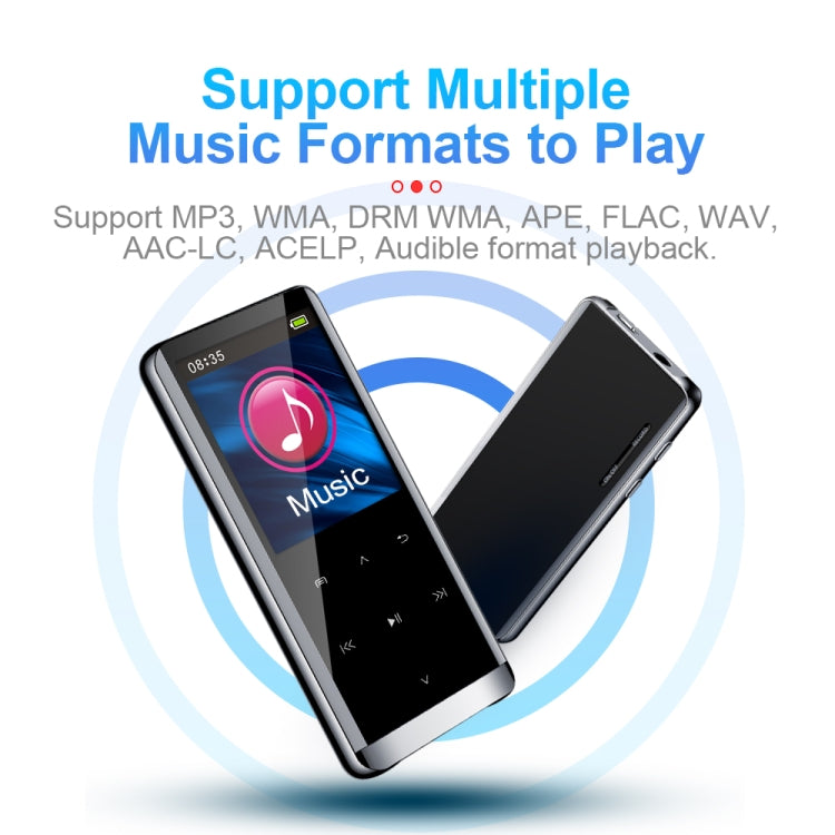 JNN M13 1.8 Inch LCD Screen Touch HiFi MP3 Player, Memory:16GB(Without Bluetooth) - free shipping - PMC Jewellery - Order now!