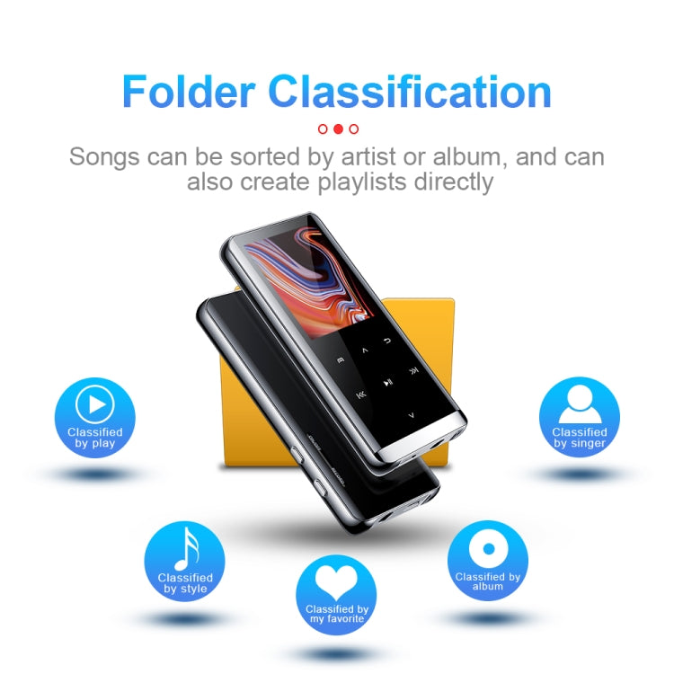 JNN M13 1.8 Inch LCD Screen Touch HiFi MP3 Player, Memory:8GB(Without Bluetooth) - MP3 Player by JNN | Online Shopping South Africa | PMC TechLife | Buy Now Pay Later Mobicred