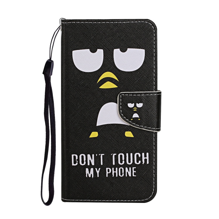 For iPhone 16 Pro 3D Colored Drawing Flip Leather Phone Case(Penguins) - iPhone 16 Pro Cases by PMC TechLife | Online Shopping South Africa | PMC TechLife | Buy Now Pay Later Mobicred