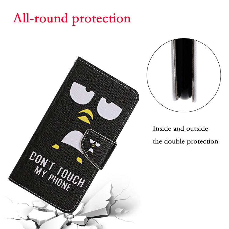 For iPhone 16 Pro 3D Colored Drawing Flip Leather Phone Case(Penguins) - iPhone 16 Pro Cases by PMC TechLife | Online Shopping South Africa | PMC TechLife | Buy Now Pay Later Mobicred
