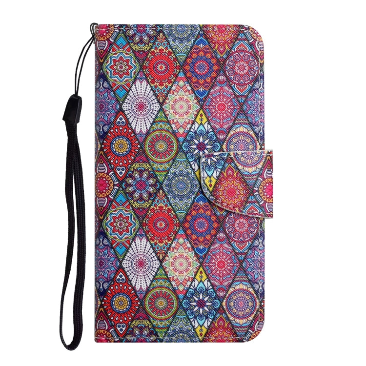 For iPhone 16 Pro 3D Colored Drawing Flip Leather Phone Case(Kaleidoscope) - iPhone 16 Pro Cases by PMC TechLife | Online Shopping South Africa | PMC TechLife | Buy Now Pay Later Mobicred