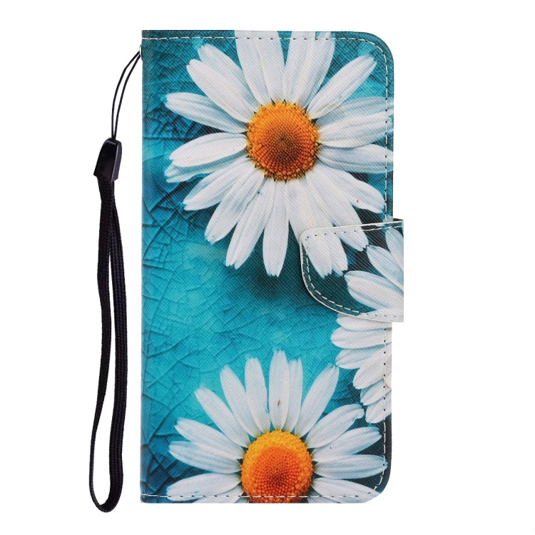 For iPhone 16 Plus 3D Colored Drawing Flip Leather Phone Case(Daisy) - iPhone 16 Plus Cases by PMC Jewellery | Online Shopping South Africa | PMC Jewellery | Buy Now Pay Later Mobicred