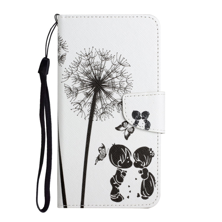 For iPhone 16 Plus 3D Colored Drawing Flip Leather Phone Case(Dandelions) - iPhone 16 Plus Cases by PMC TechLife | Online Shopping South Africa | PMC TechLife | Buy Now Pay Later Mobicred