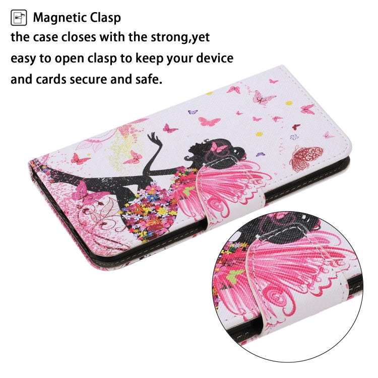 For iPhone 16 3D Colored Drawing Flip Leather Phone Case(Dance Girl) - iPhone 16 Cases by PMC TechLife | Online Shopping South Africa | PMC TechLife | Buy Now Pay Later Mobicred