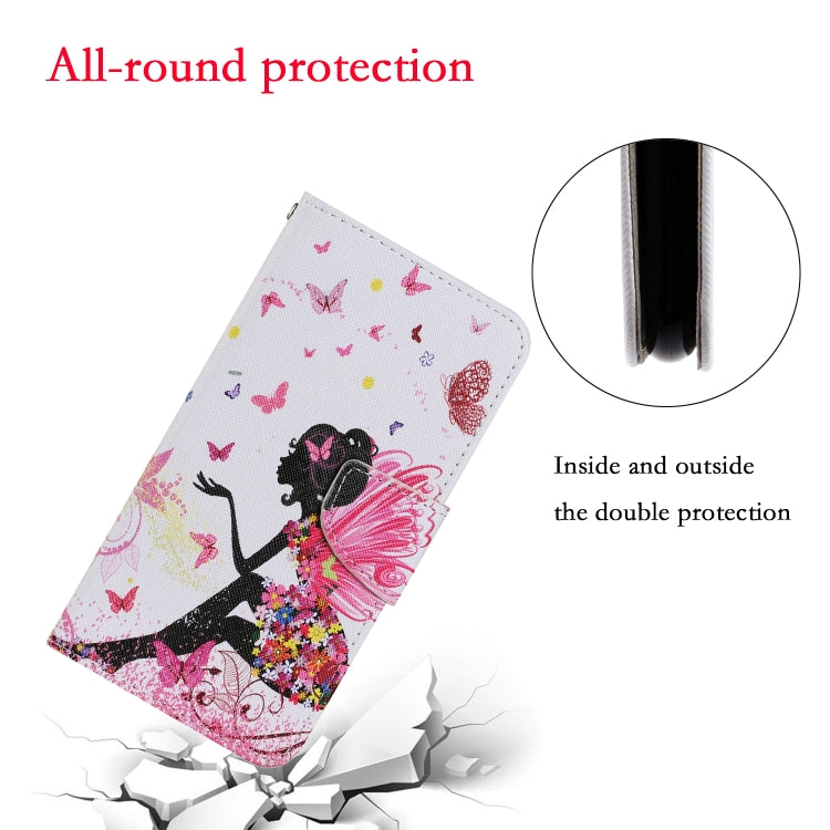 For iPhone 16 3D Colored Drawing Flip Leather Phone Case(Dance Girl) - iPhone 16 Cases by PMC TechLife | Online Shopping South Africa | PMC TechLife | Buy Now Pay Later Mobicred