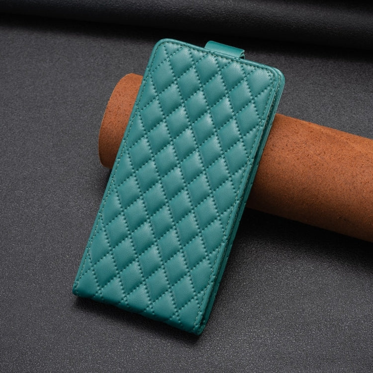 For Xiaomi Mi 11T / 11T Pro Diamond Lattice Vertical Flip Leather Phone Case(Green) - Xiaomi Cases by PMC Jewellery | Online Shopping South Africa | PMC Jewellery | Buy Now Pay Later Mobicred