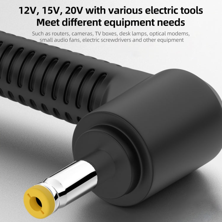 15V 5.5 x 2.1mm DC Power to Type-C Adapter Cable - Cable & Adapters by PMC TechLife | Online Shopping South Africa | PMC TechLife | Buy Now Pay Later Mobicred