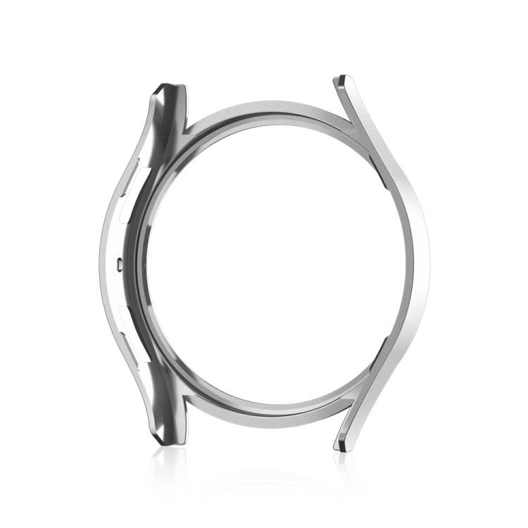 For Samsung Galaxy Watch 6 40mm Diamond Hollow PC Watch Protective Case(Silver) - Watch Cases by PMC TechLife | Online Shopping South Africa | PMC TechLife | Buy Now Pay Later Mobicred