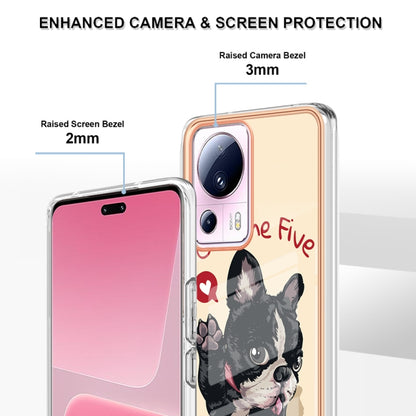 For Xiaomi 13 Lite 5G Electroplating Marble Dual-side IMD Phone Case(Lucky Dog) - 13 Lite Cases by PMC Jewellery | Online Shopping South Africa | PMC Jewellery | Buy Now Pay Later Mobicred