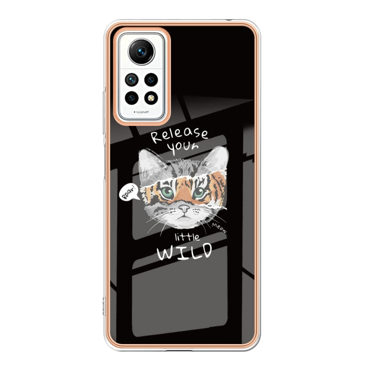 For Xiaomi Redmi Note 12 Pro 4G Global Electroplating Marble Dual-side IMD Phone Case(Natural Growth) - free shipping - PMC TechLife - Order now!