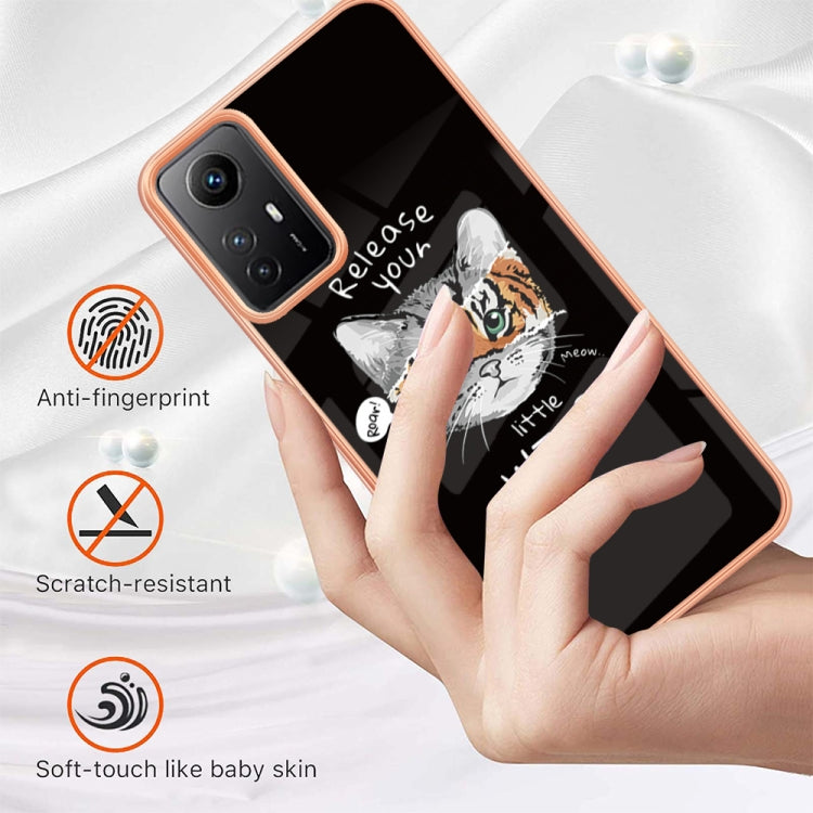 Xiaomi Redmi Note 12S 4G Electroplating Marble Dual-side IMD Phone Case(Natural Growth) - Xiaomi Cases by PMC TechLife | Online Shopping South Africa | PMC TechLife | Buy Now Pay Later Mobicred