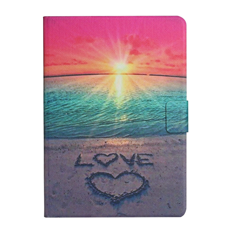 For Amazon Kindle Fire Max 11 Colored Drawing Smart Leather Tablet Case(Sunrise) - Amazon by PMC TechLife | Online Shopping South Africa | PMC TechLife | Buy Now Pay Later Mobicred