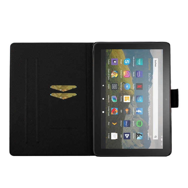 For Amazon Kindle Fire Max 11 Colored Drawing Smart Leather Tablet Case(Sunrise) - Amazon by PMC TechLife | Online Shopping South Africa | PMC TechLife | Buy Now Pay Later Mobicred
