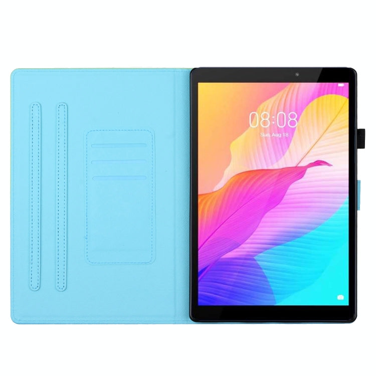 For Amazon Kindle Fire Max 11 Coloured Drawing Stitching Smart Leather Tablet Case(Panda) - Amazon by PMC TechLife | Online Shopping South Africa | PMC TechLife | Buy Now Pay Later Mobicred