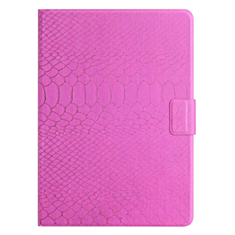For Amazon Kindle Fire Max 11 Crocodile Texture Smart Leather Tablet Case(Rose Red) - Amazon by PMC TechLife | Online Shopping South Africa | PMC TechLife | Buy Now Pay Later Mobicred